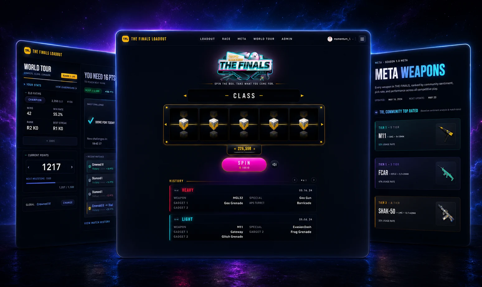 TheFinalsLoadout product screenshot