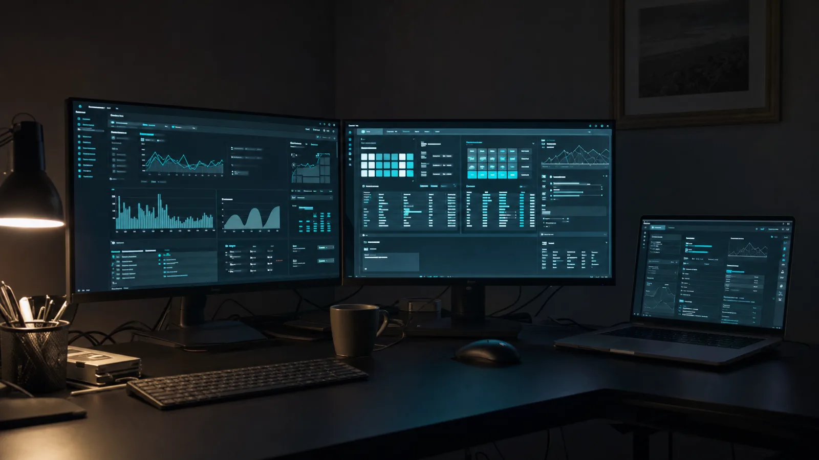 A control panel view of AI agents running in production, with a second model checking the first one's work.