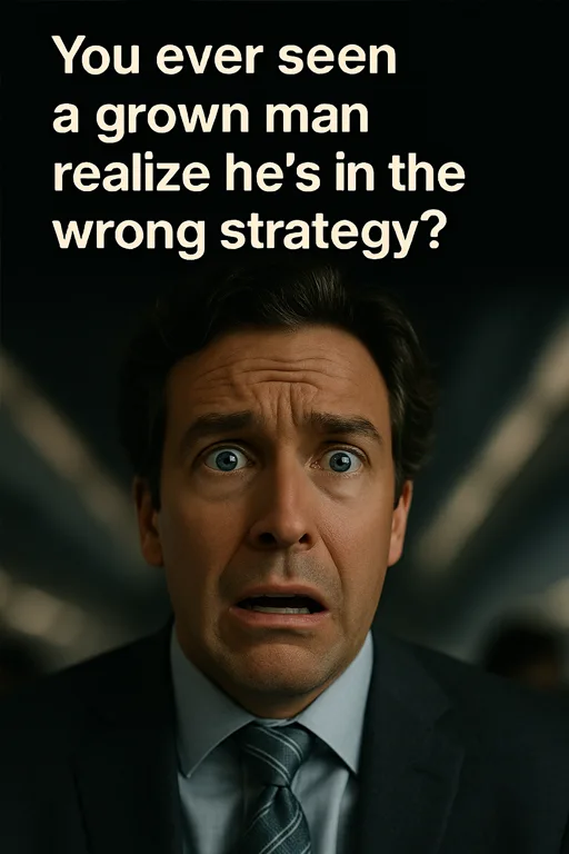 Team members realizing they're on the wrong plane